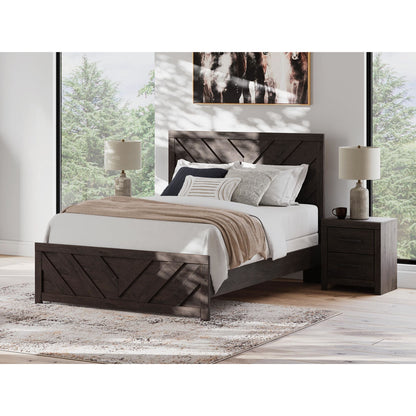 Lit Queen Size Prendonea - Anthracite