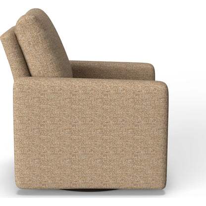 Chaise pivotante à dossier Giana - Champignon