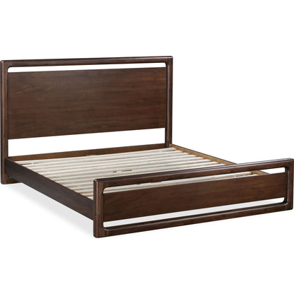 Lit plateforme Sol King - Marron épicé