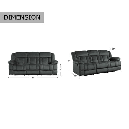 Canapé inclinable double Brooks
