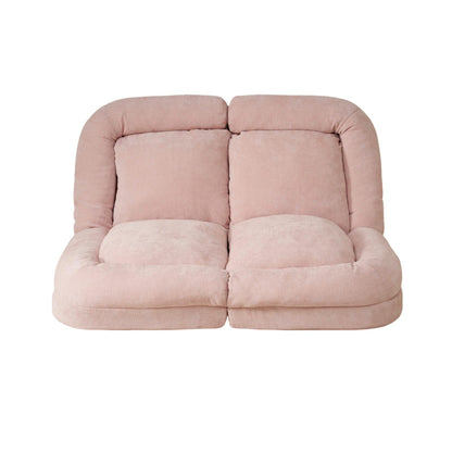 Canapé-lit double convertible avec fonction dépliante pour des options d'assise et de couchage polyvalentes