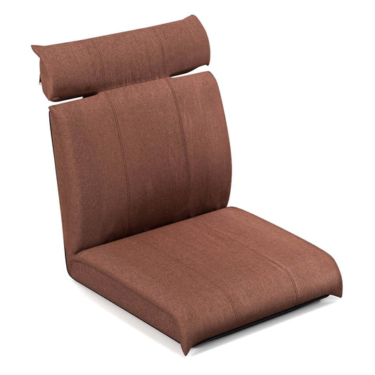 Chaise de sol pliante Costway avec dossier réglable sur 14 positions - Voir les détails