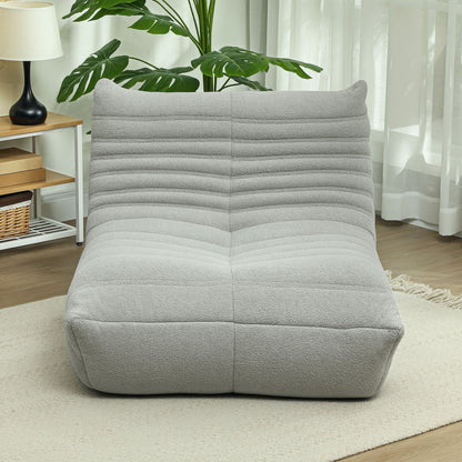 Pouf HOMCOM pour adultes, fauteuil géant au coin du feu, canapé paresseux, pouf avec mousse haute densité confortable