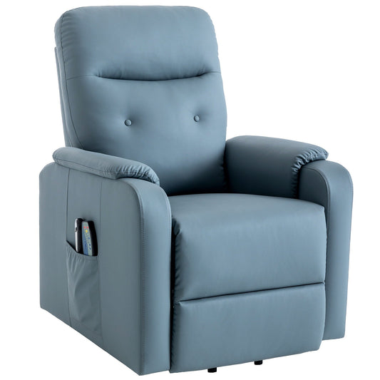 Fauteuil inclinable massant Roomfitters, fauteuil releveur électrique avec poche latérale, massage réglable et fonction chauffante
