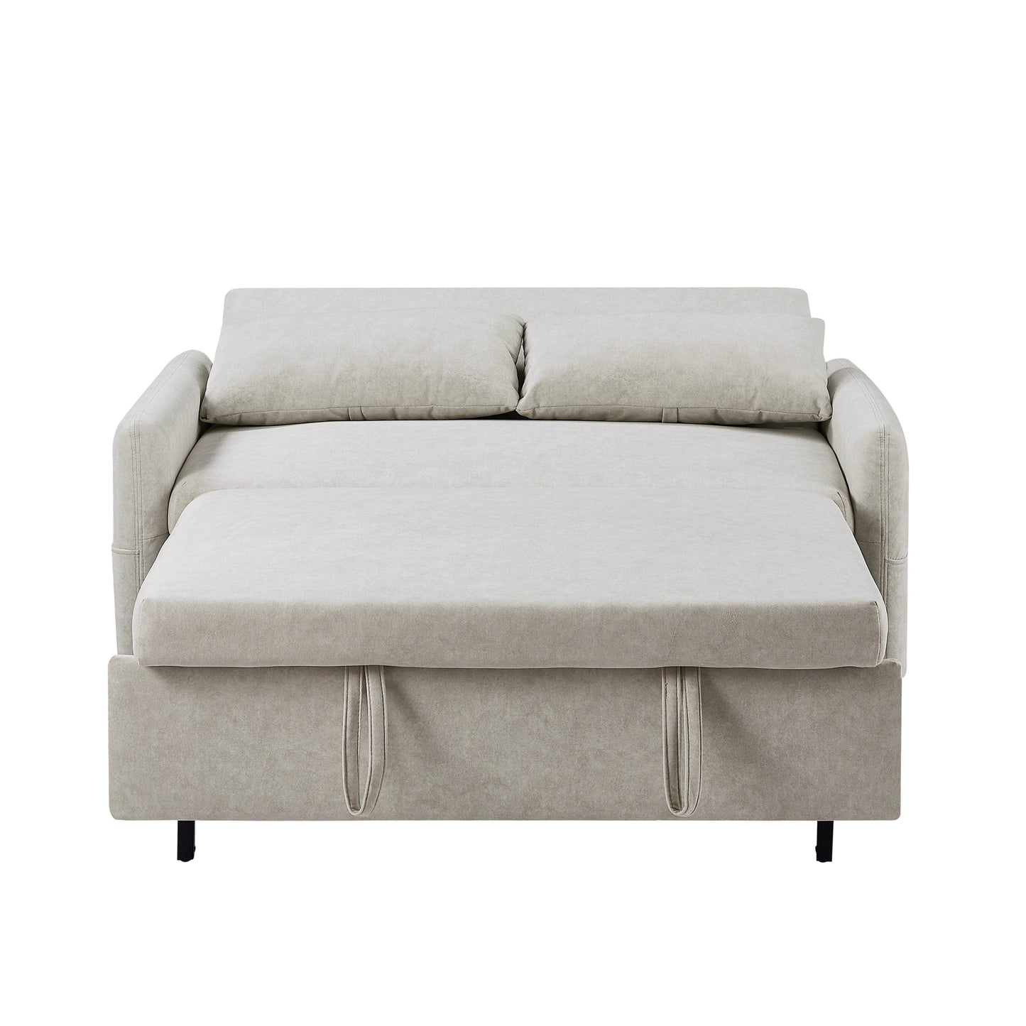 Canapé-lit gigogne Roomfitters avec dossier réglable, poches de rangement, ports USB et oreillers moelleux