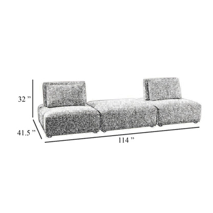 Canapé modulable 2 places Stavan, ottoman beige Boucle, profondeur d'assise réglable